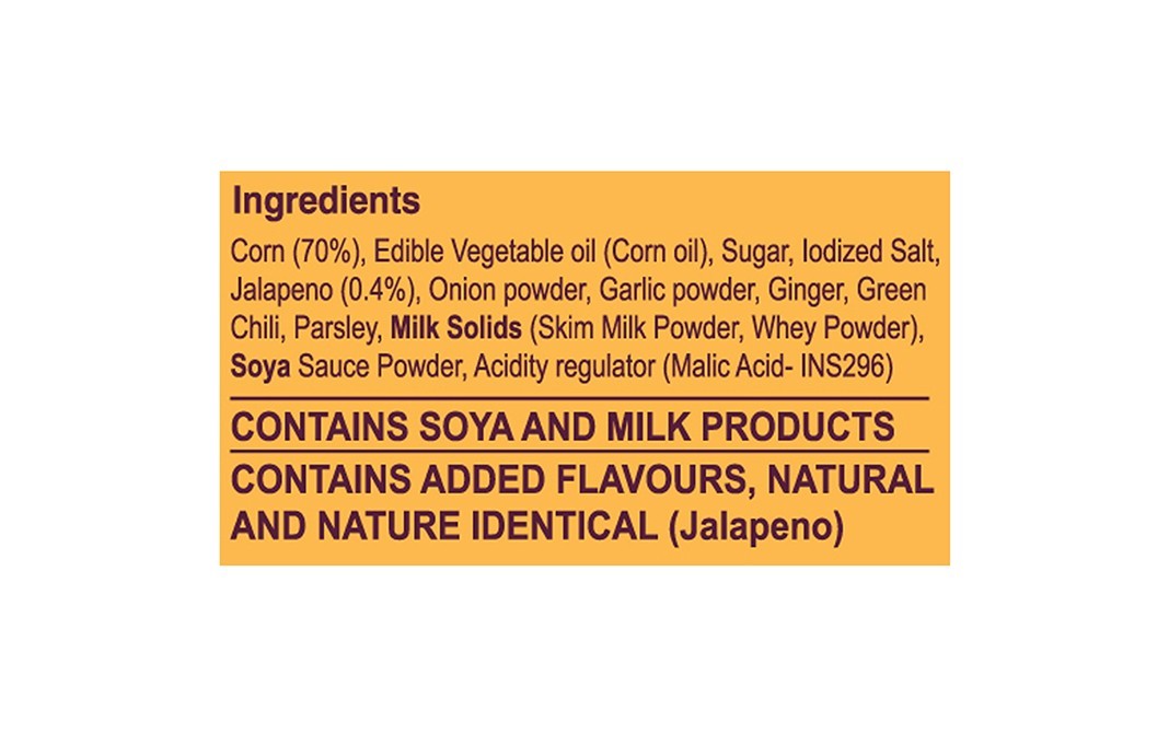 Cornitos Nacho Crisps Sizzlin Jalapeno   Pack  60 grams